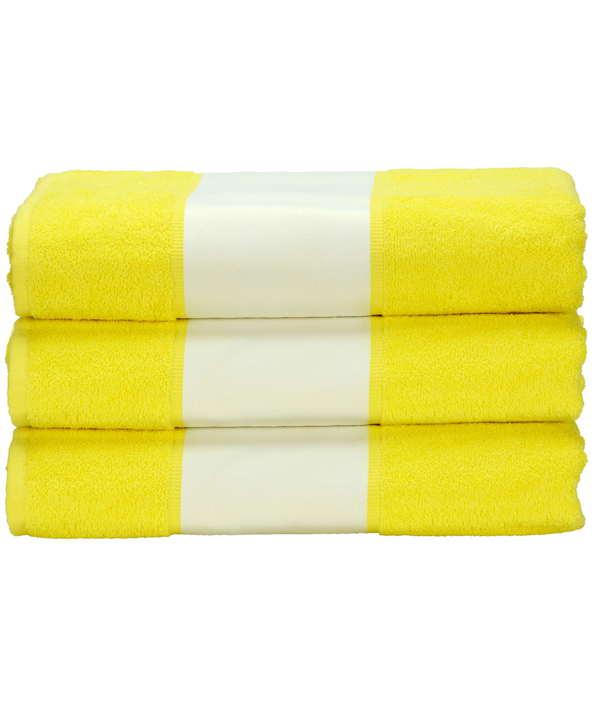 Personalised Towels - Light Yellow A&R Towels ARTG® SUBLI-Me® hand towel