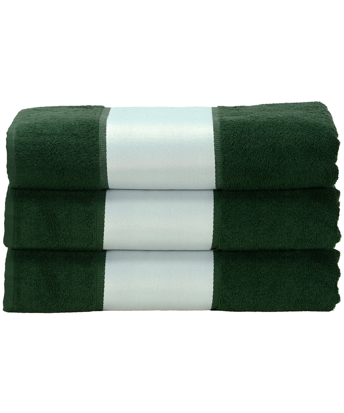 Personalised Towels - Dark Green A&R Towels ARTG® SUBLI-Me® hand towel