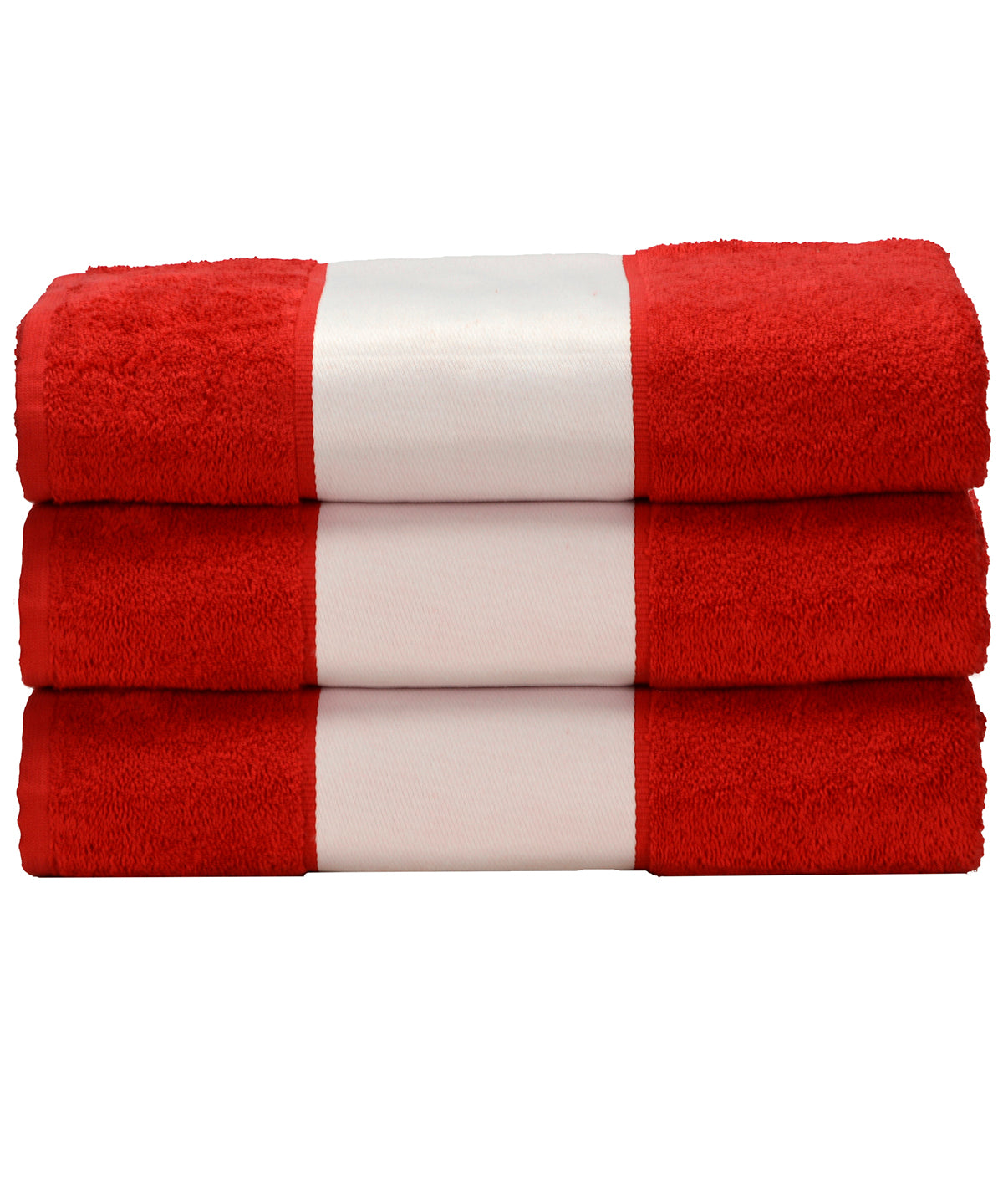 Personalised Towels - Mid Red A&R Towels ARTG® SUBLI-Me® hand towel