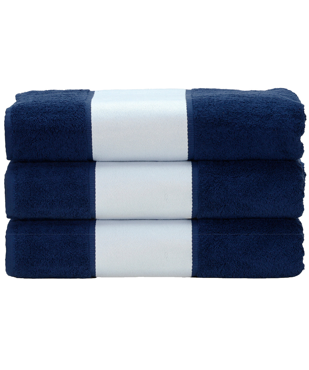 Personalised Towels - Navy A&R Towels ARTG® SUBLI-Me® hand towel