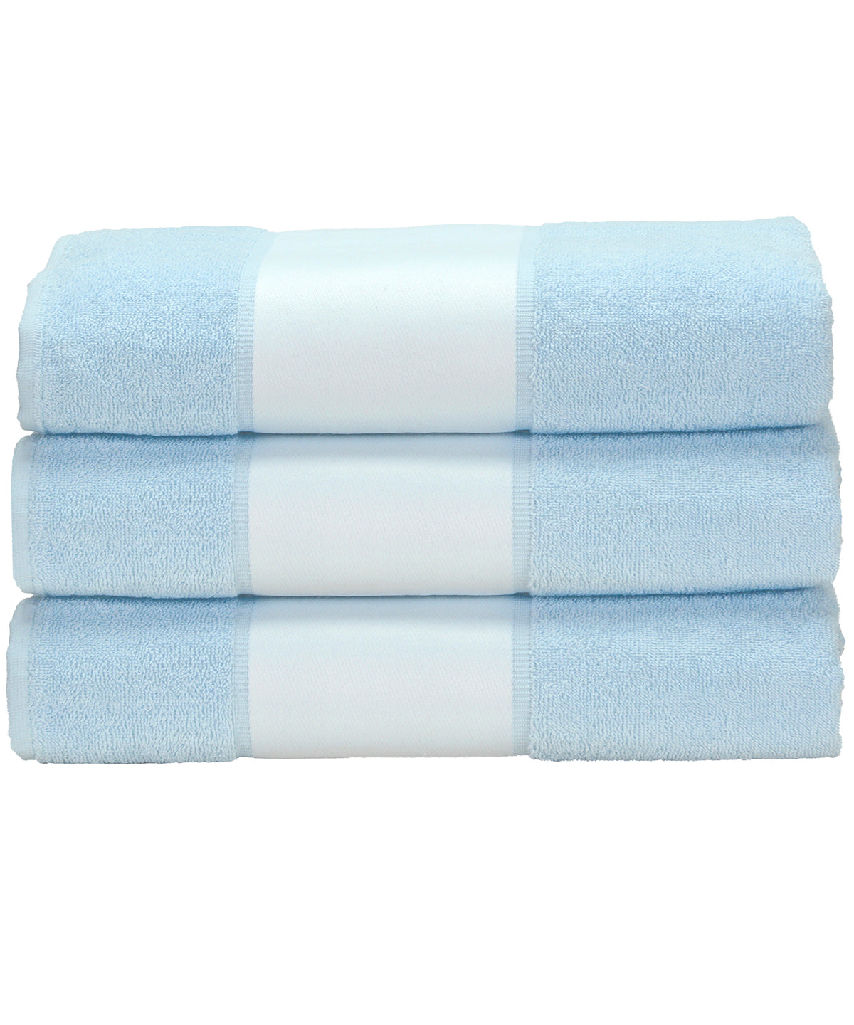 Personalised Towels - Light Blue A&R Towels ARTG® SUBLI-Me® hand towel