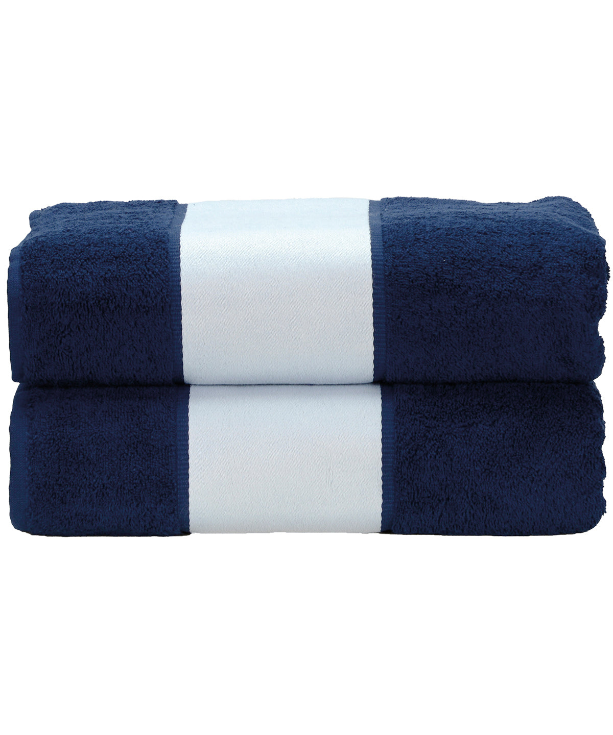 Personalised Towels - Navy A&R Towels ARTG® SUBLI-Me® bath towel