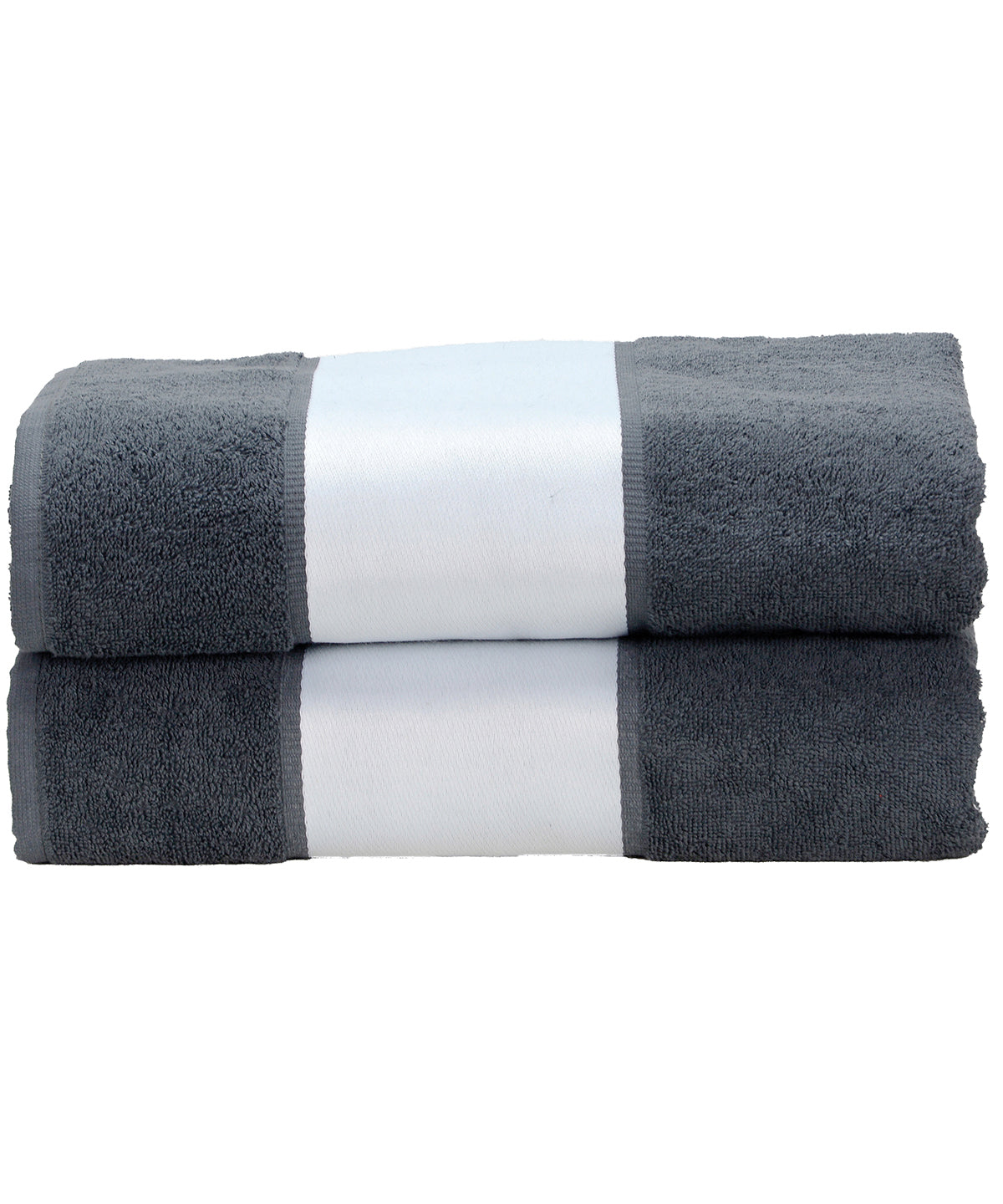 Personalised Towels - Dark Grey A&R Towels ARTG® SUBLI-Me® bath towel