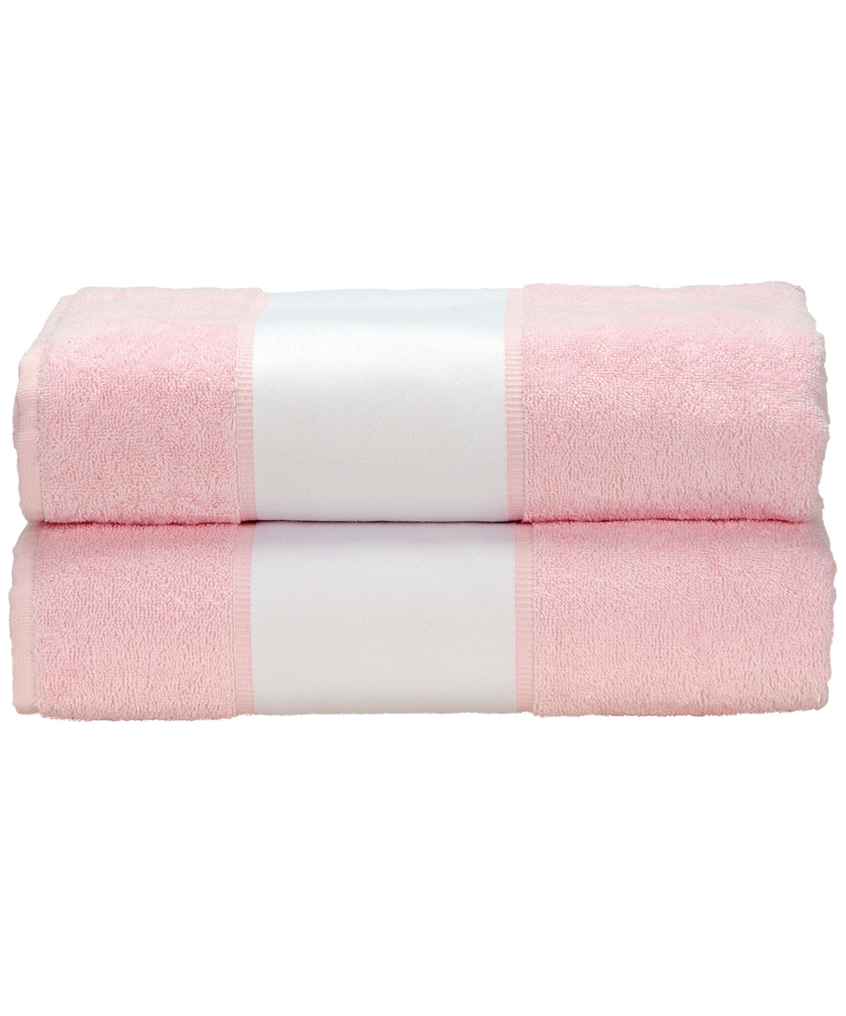 Personalised Towels - Light Pink A&R Towels ARTG® SUBLI-Me® bath towel