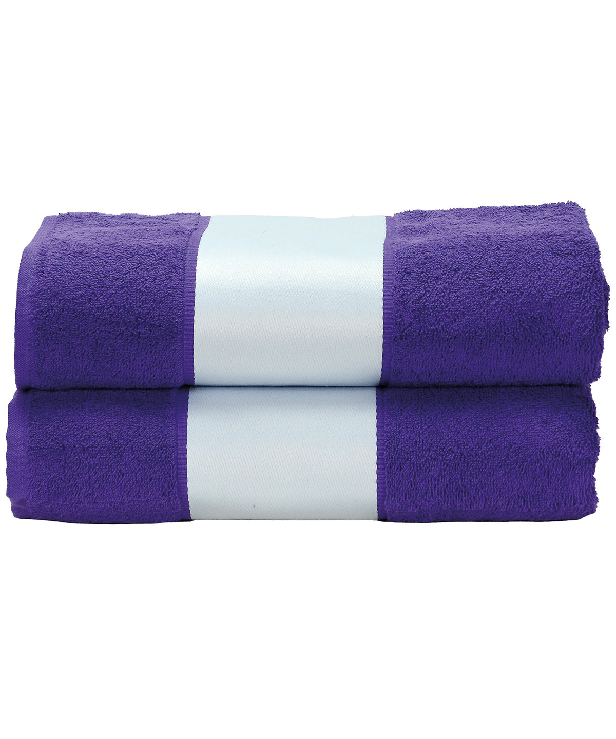 Personalised Towels - Mid Purple A&R Towels ARTG® SUBLI-Me® bath towel