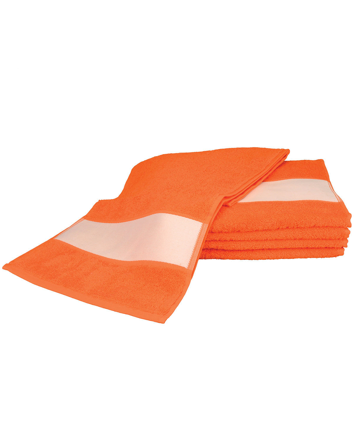 Personalised Towels - Mid Orange A&R Towels ARTG® SUBLI-Me® sport towel