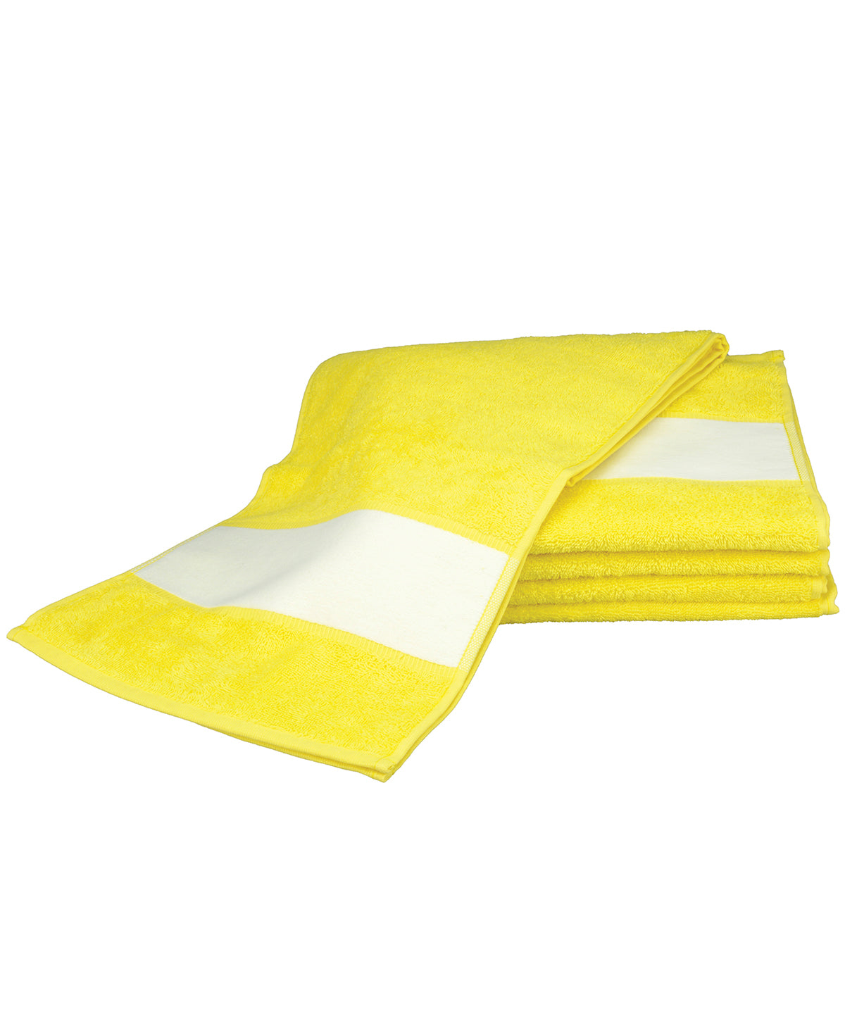 Personalised Towels - Light Yellow A&R Towels ARTG® SUBLI-Me® sport towel