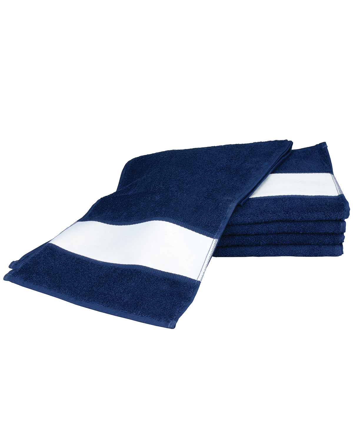 Personalised Towels - Navy A&R Towels ARTG® SUBLI-Me® sport towel