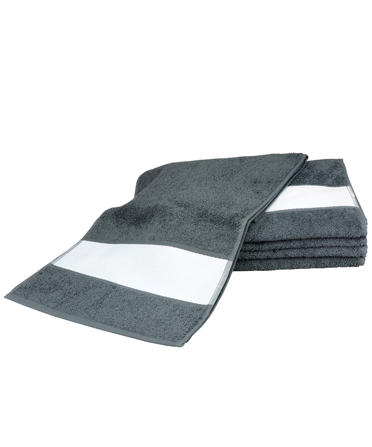 Personalised Towels - Dark Grey A&R Towels ARTG® SUBLI-Me® sport towel