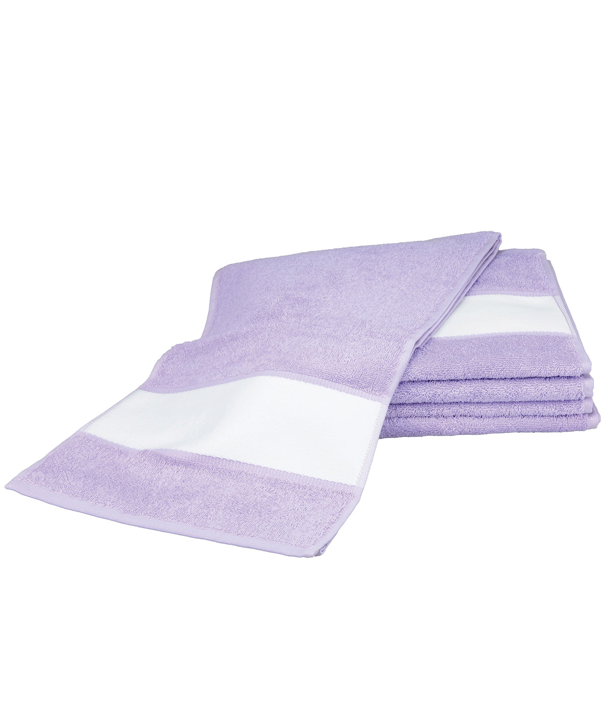 Personalised Towels - Light Purple A&R Towels ARTG® SUBLI-Me® sport towel