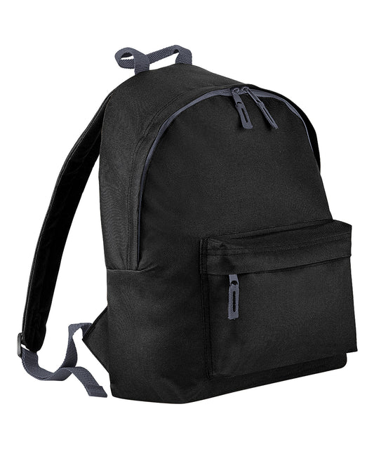 Personalised Bags - Black Bagbase Junior fashion backpack