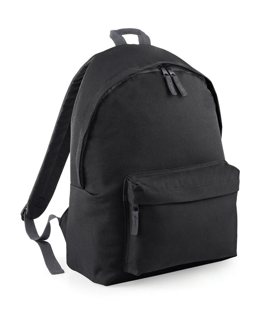 Personalised Bags - Black Bagbase Maxi fashion backpack