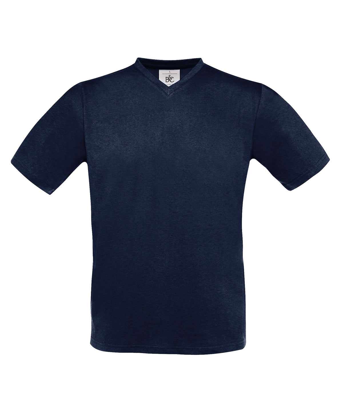 Personalised T-Shirts - Black B&C Collection B&C Exact v-neck