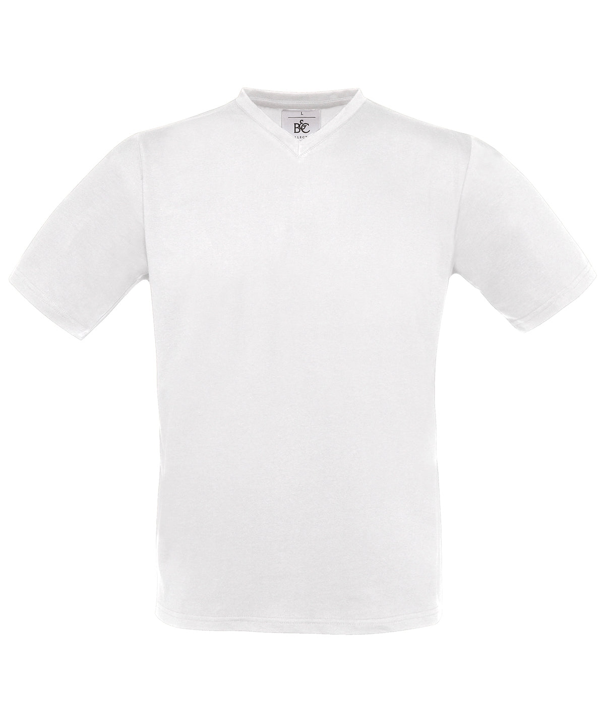 Personalised T-Shirts - Black B&C Collection B&C Exact v-neck