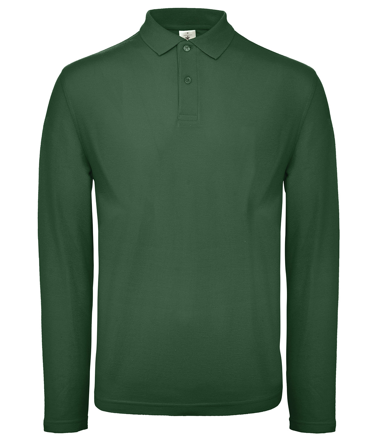 Personalised Polo Shirts - Black B&C Collection B&C ID.001 LSL