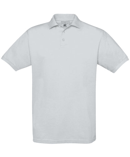 Personalised Polo Shirts - Heather Grey B&C Collection B&C Safran