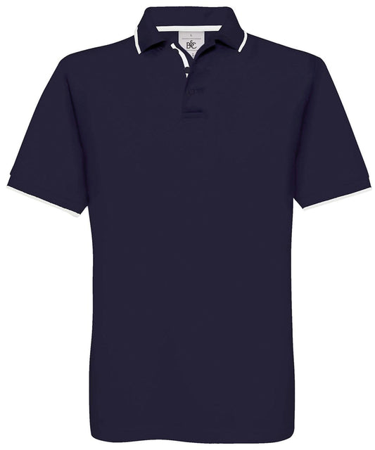 Personalised Polo Shirts - Navy B&C Collection B&C Safran sport