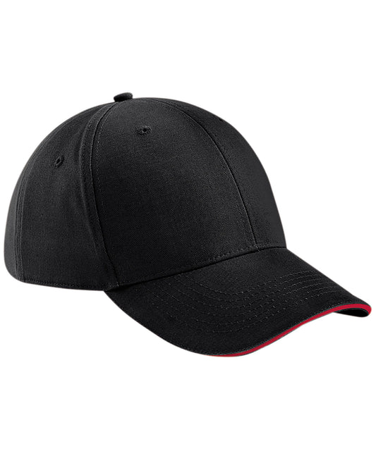 Personalised Caps - Black Beechfield Athleisure 6-panel cap