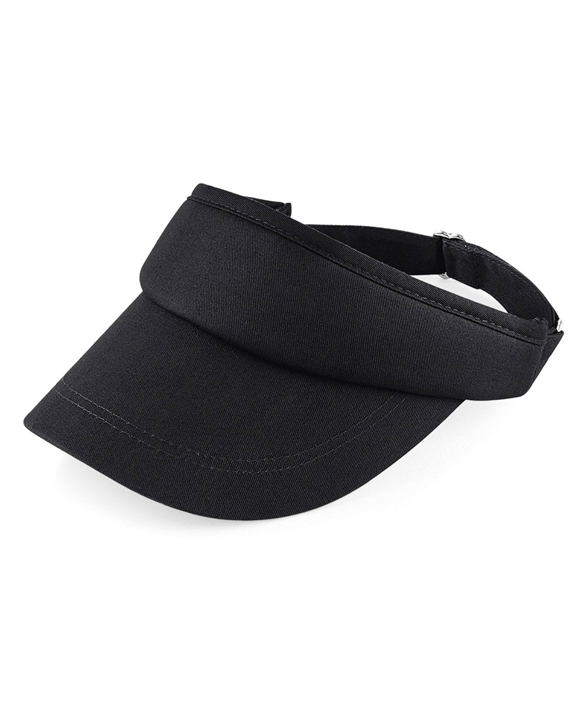 Personalised Caps - Black Beechfield Sports visor