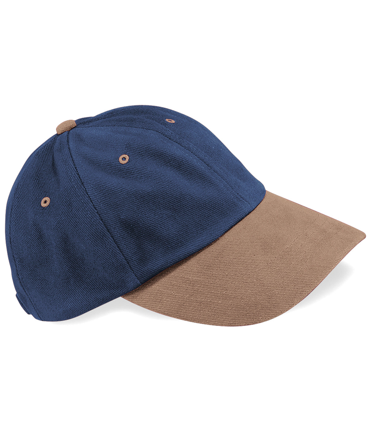 Personalised Caps - Navy Beechfield Low-profile heavy brushed cotton cap