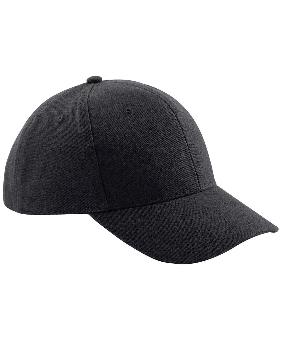 Personalised Caps - Black Beechfield Pro-style heavy brushed cotton cap