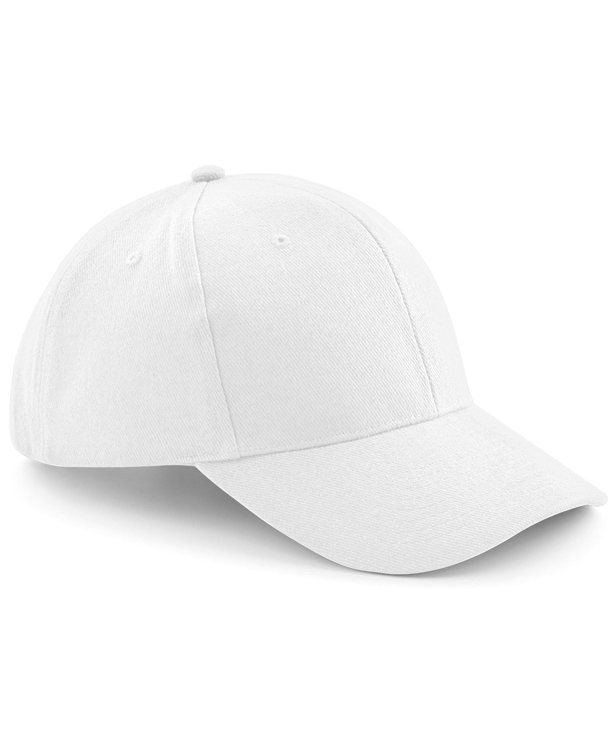 Personalised Caps - White Beechfield Pro-style heavy brushed cotton cap