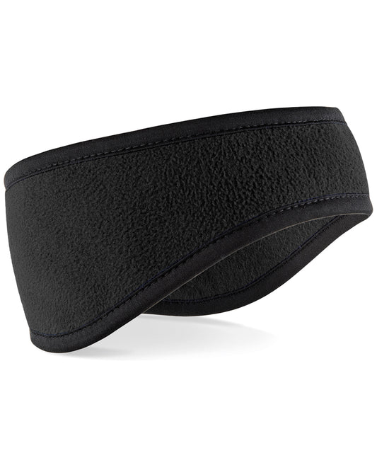 Personalised Headbands - Black Beechfield Suprafleece® Aspen headband