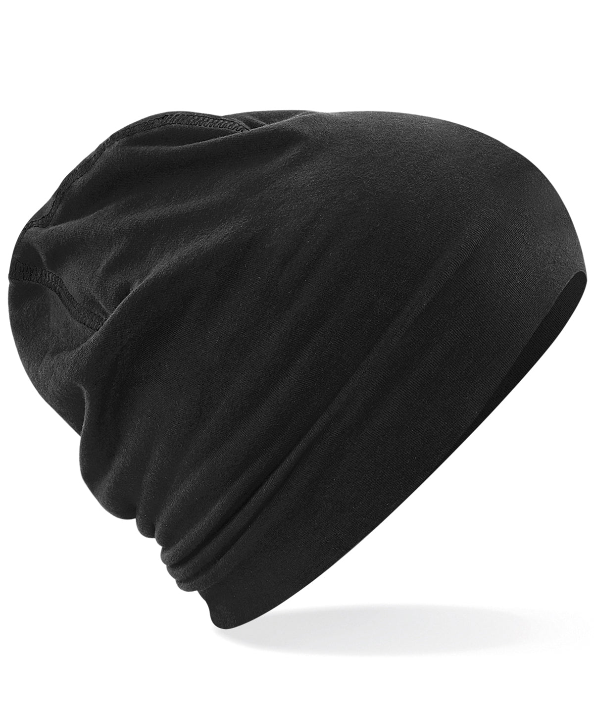 Personalised Hats - Black Beechfield Hemsedal cotton beanie