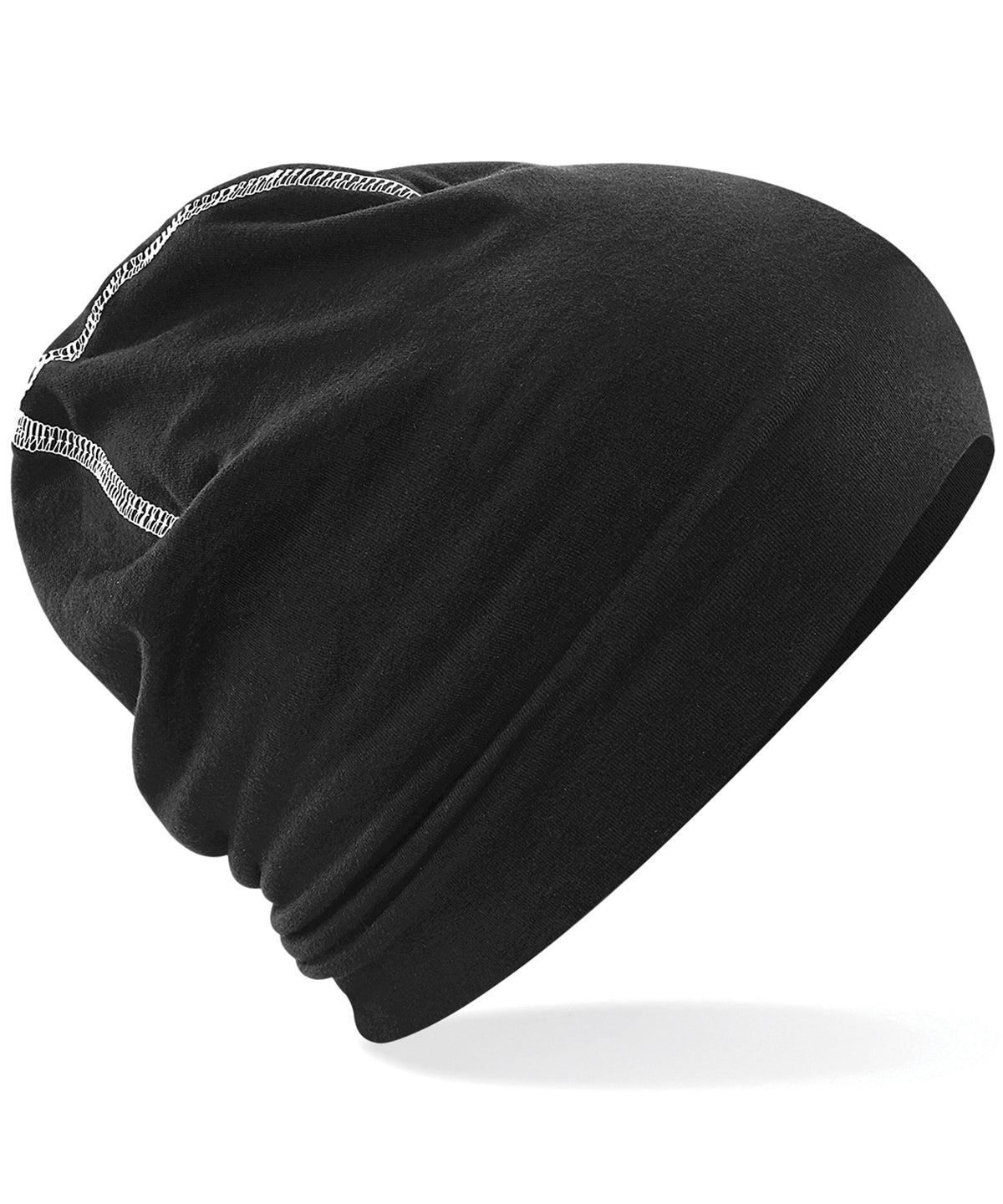 Personalised Hats - Black Beechfield Hemsedal cotton beanie