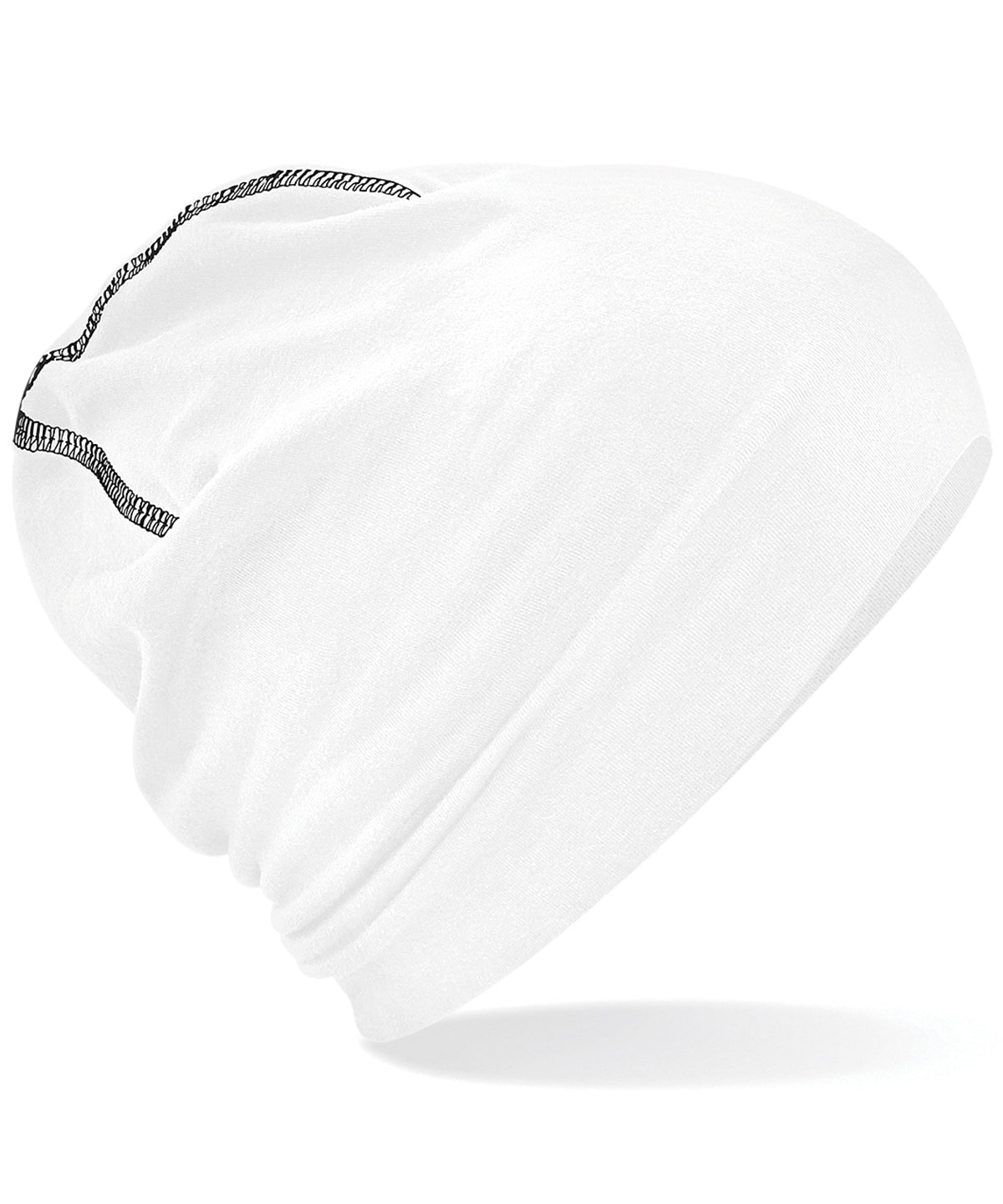 Personalised Hats - White Beechfield Hemsedal cotton beanie