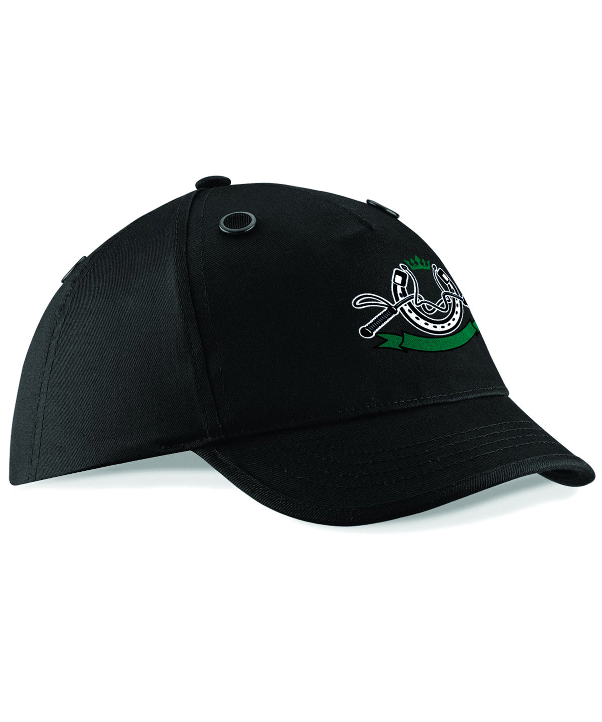 Personalised Caps - Black Beechfield EN812 bump cap