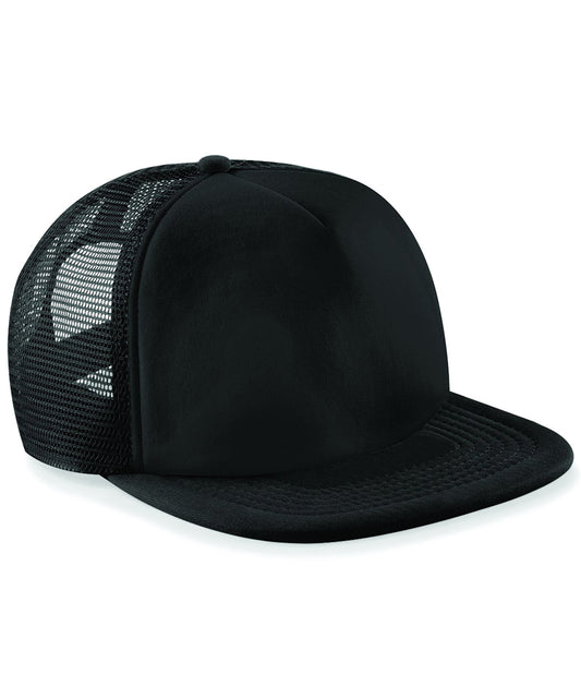 Personalised Caps - Black Beechfield Vintage snapback trucker