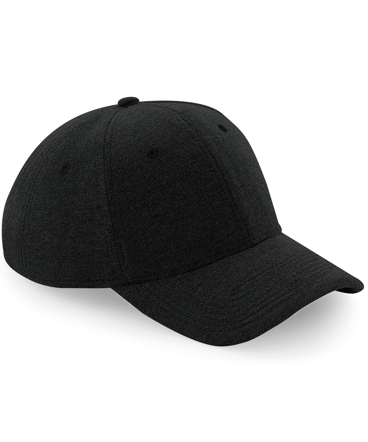 Personalised Caps - Black Beechfield Jersey athleisure baseball cap