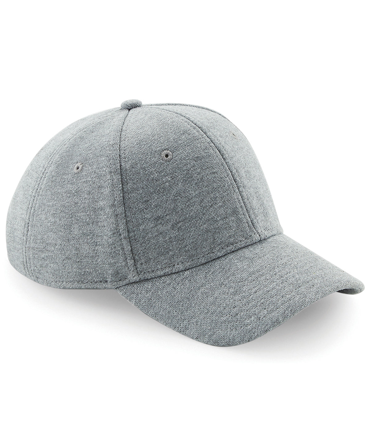 Personalised Caps - Heather Grey Beechfield Jersey athleisure baseball cap
