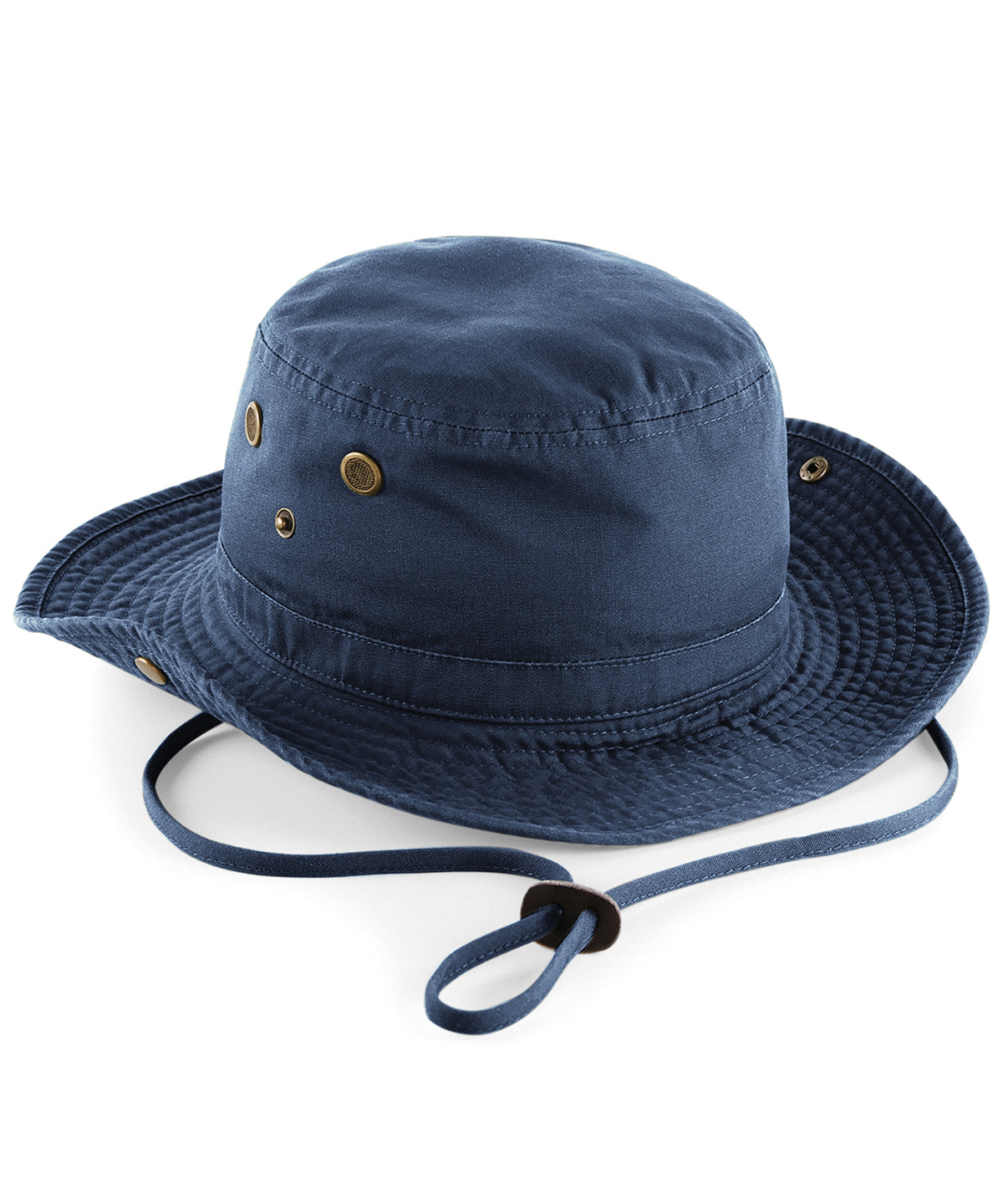 Personalised Hats - Navy Beechfield Outback hat