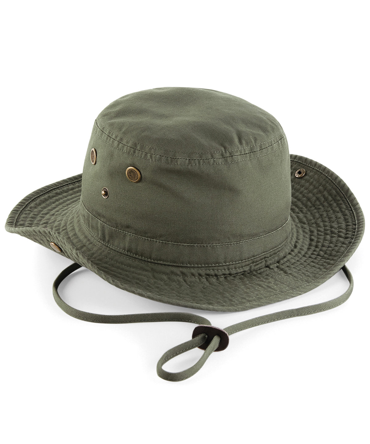 Personalised Hats - Olive Beechfield Outback hat