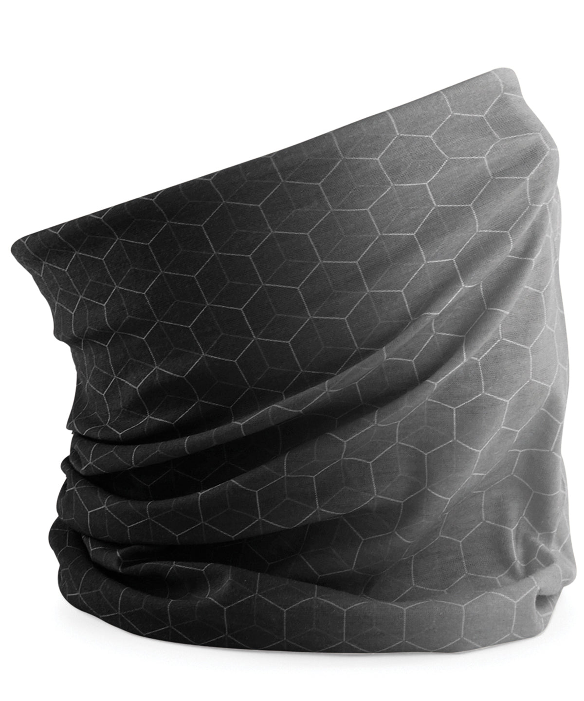 Personalised Snoods - Dark Grey Beechfield Morf® geometric
