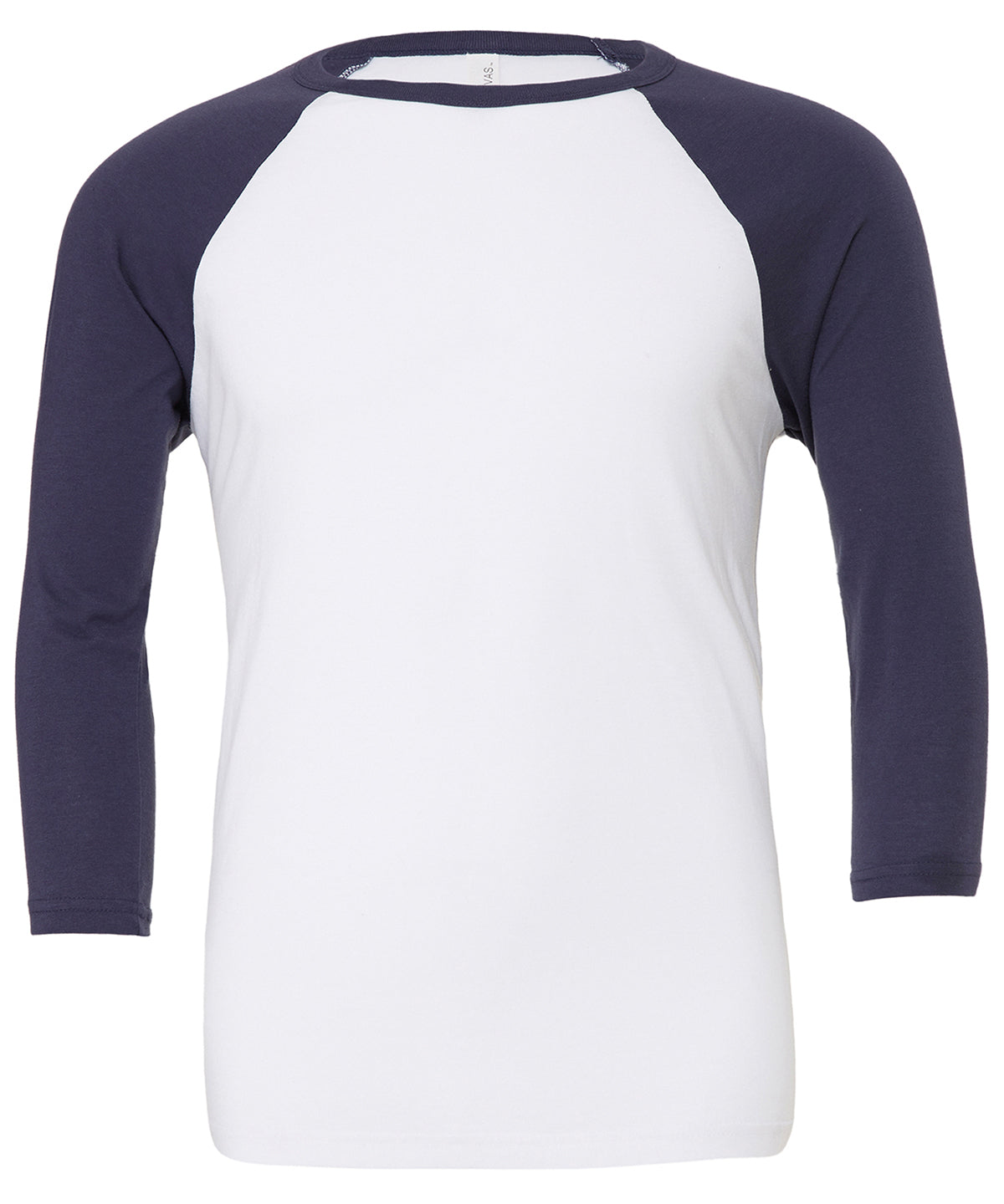 Personalised T-Shirts - Black Bella Canvas Unisex triblend ¾ sleeve baseball t-shirt