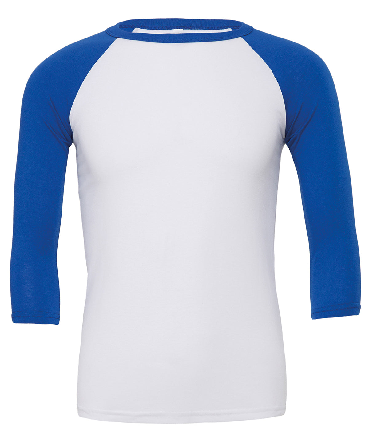 Personalised T-Shirts - Dark Grey Bella Canvas Unisex triblend ¾ sleeve baseball t-shirt