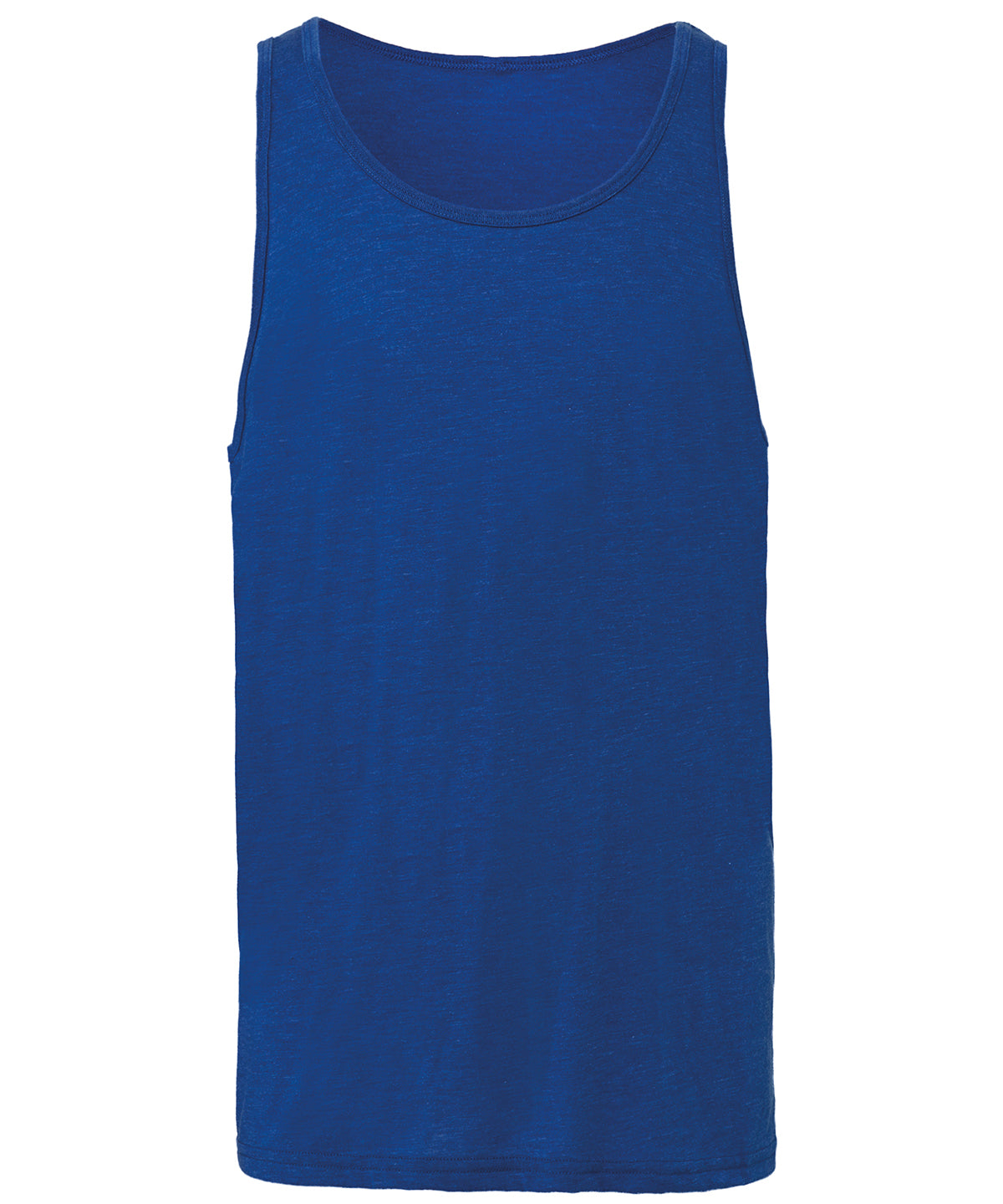 Personalised Vests - Mid Blue Bella Canvas Unisex Jersey tank top
