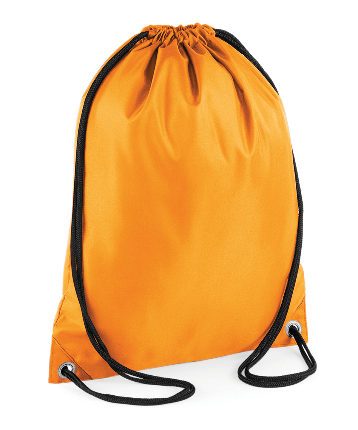 Personalised Bags - Mid Orange Bagbase Budget gymsac