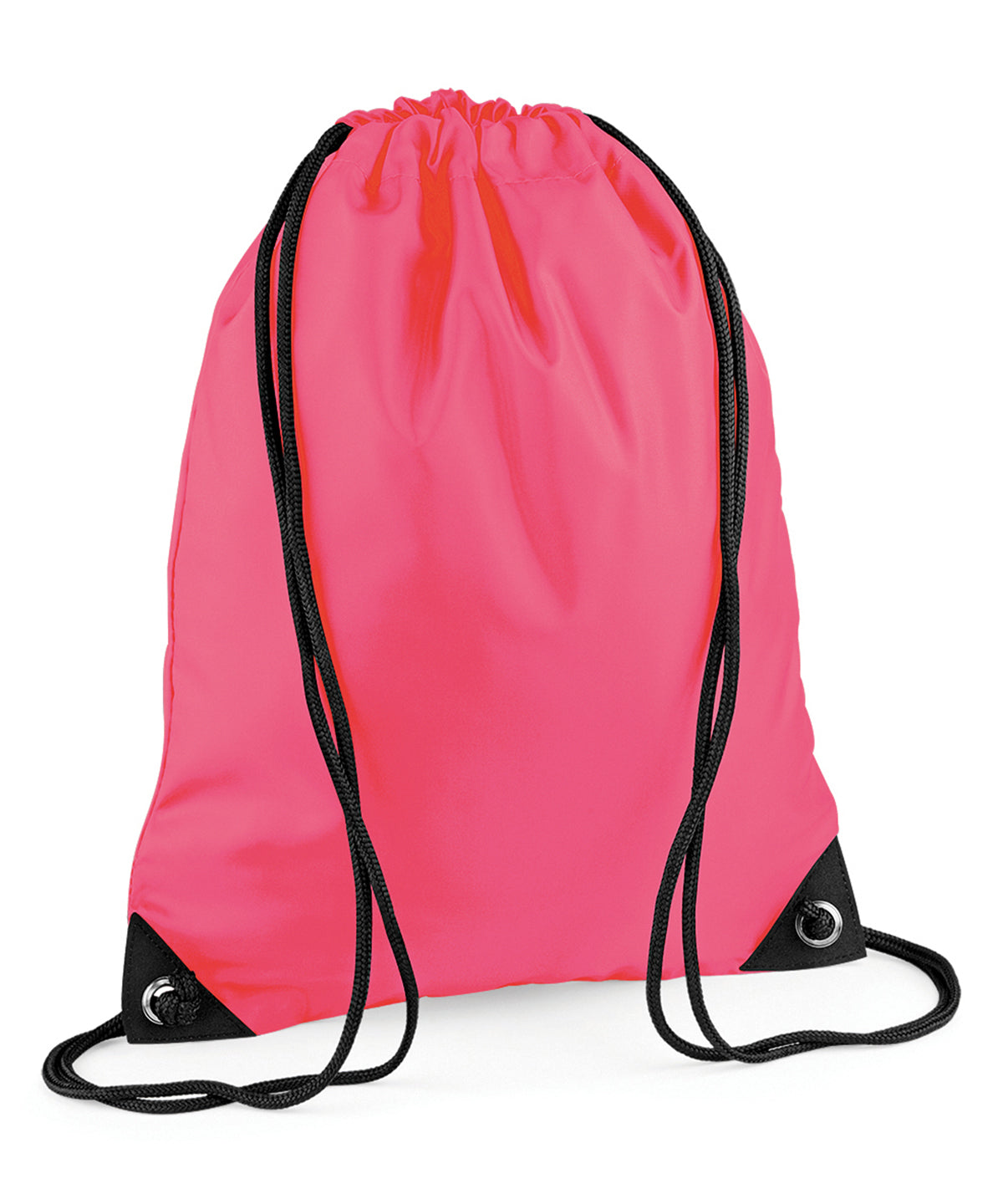 Personalised Bags - Neon Pink Bagbase Premium gymsac