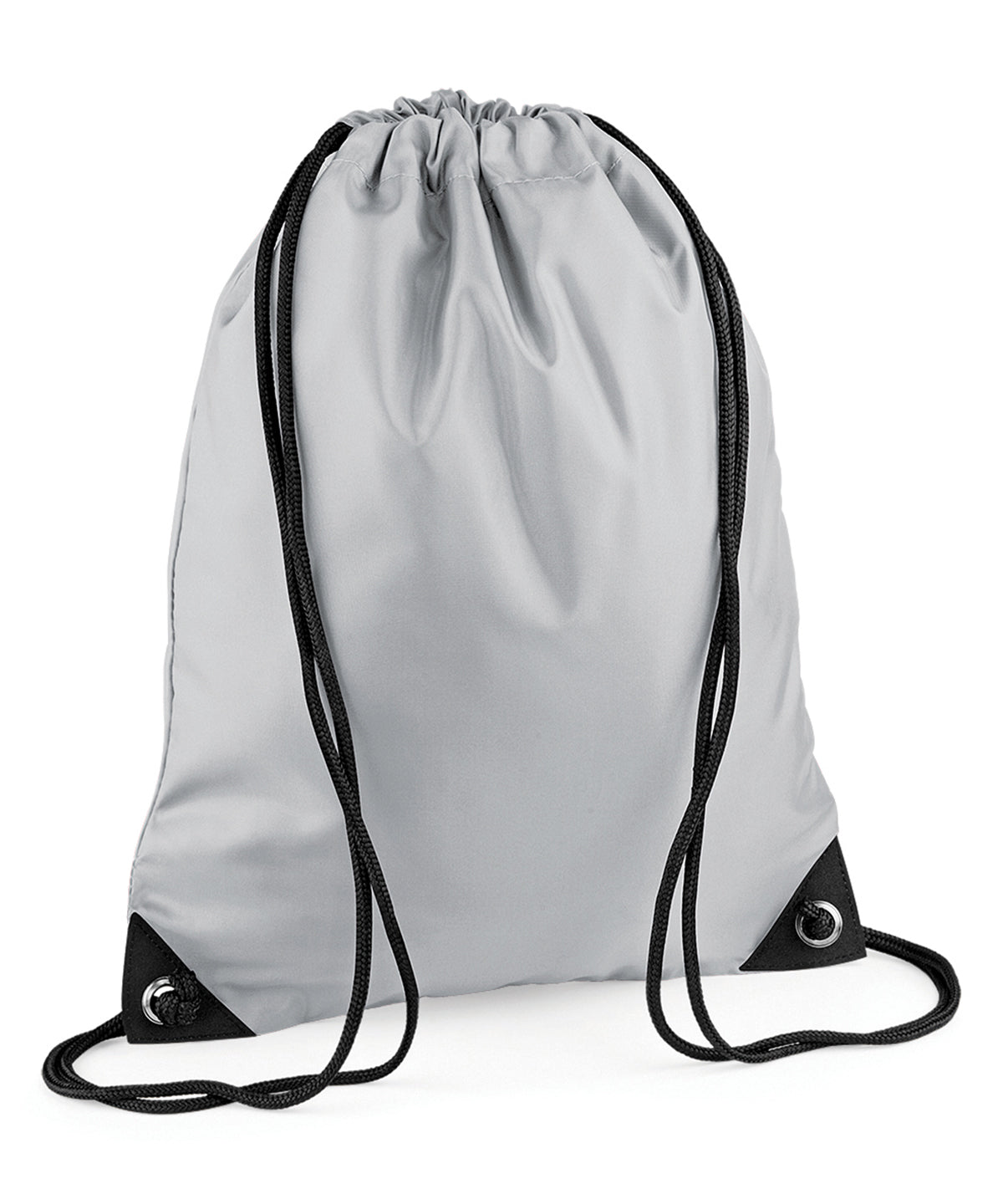 Personalised Bags - Light Grey Bagbase Premium gymsac