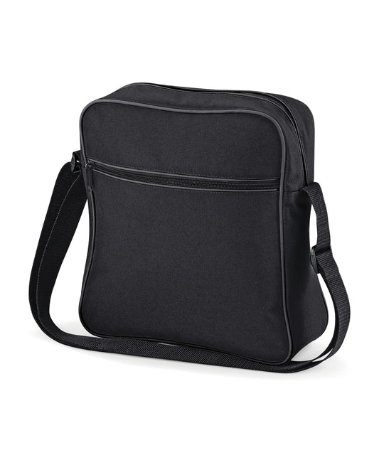 Personalised Bags - Black Bagbase Retro flight bag