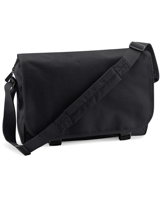 Personalised Bags - Black Bagbase Messenger bag