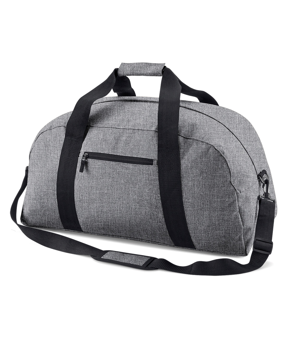 Personalised Bags - Heather Grey Bagbase Classic holdall