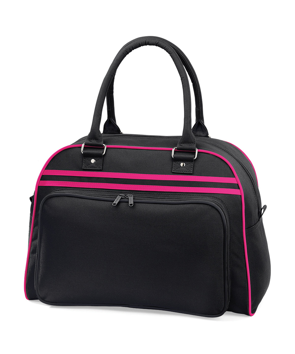 Personalised Bags - Black Bagbase Retro bowling bag