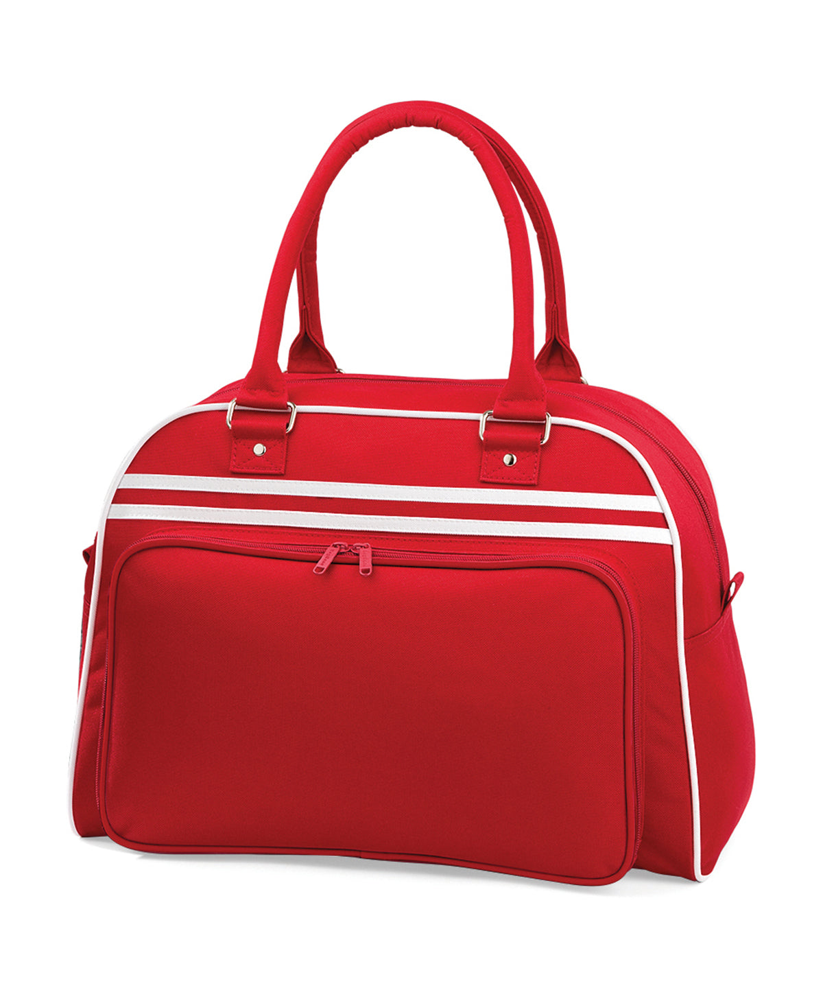 Personalised Bags - Mid Red Bagbase Retro bowling bag