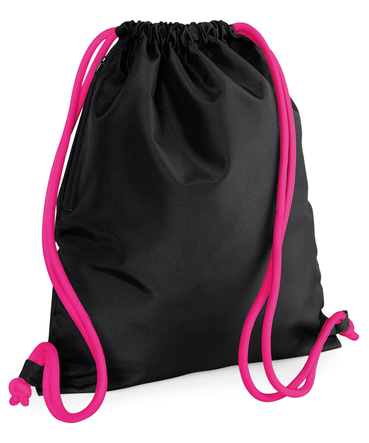 Personalised Bags - Black Bagbase Icon gymsac
