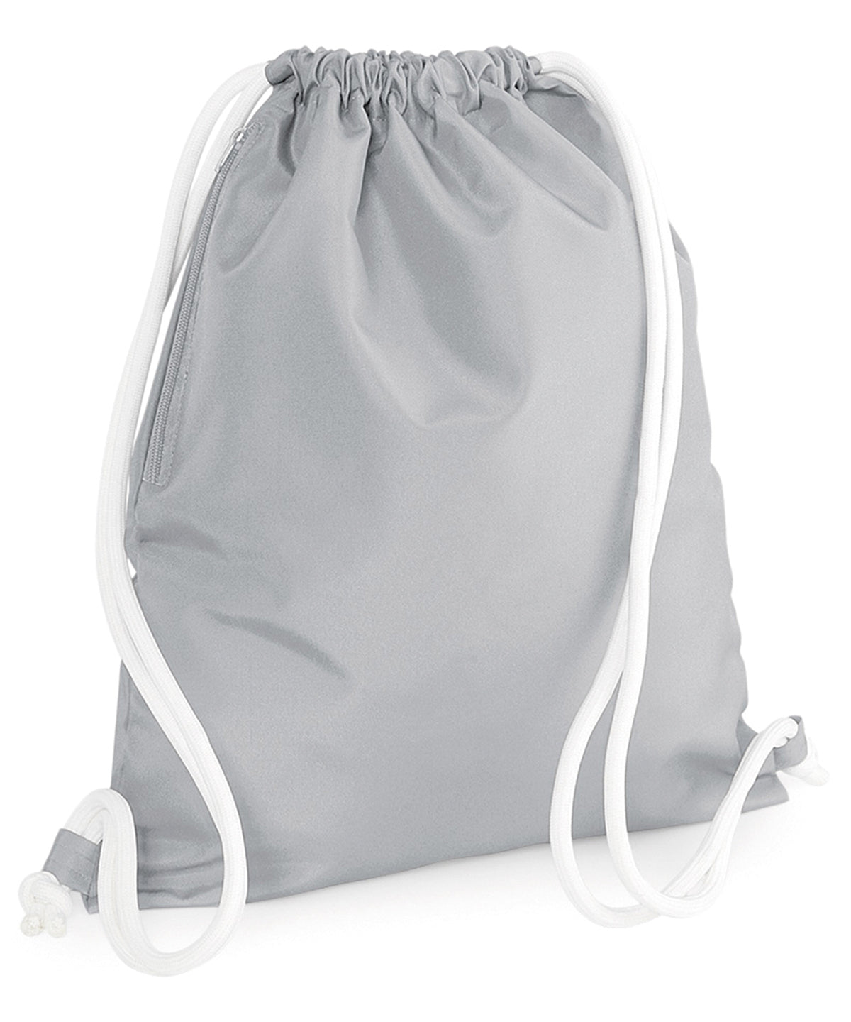 Personalised Bags - Light Grey Bagbase Icon gymsac